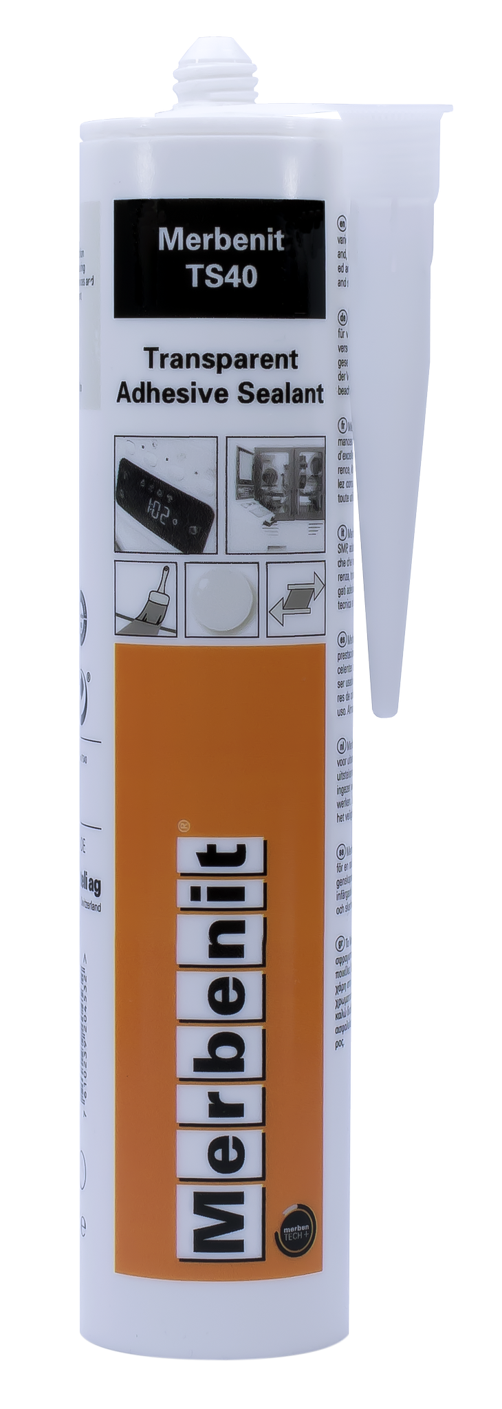 Merbenit TS40 NEW, 290 ml, transparent Merbenit TS40 NEW, 290 ml, transparent